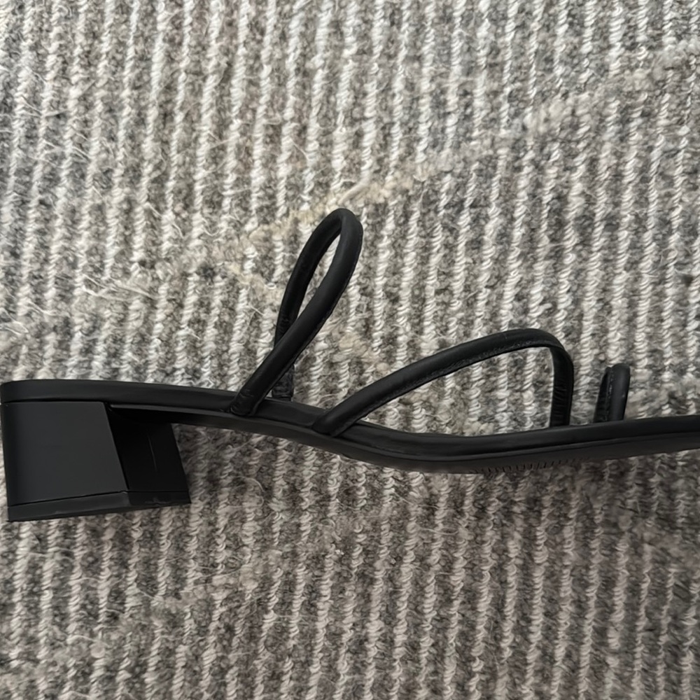 Reformation Black Strappy Heels - Picture 3 of 5